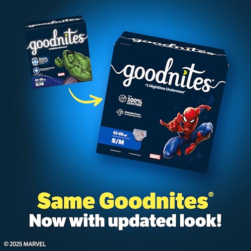 GoodNites Boys Nighttime Underwear, Size S/M, 44 Ct, 2 Packs of 22 - image 3