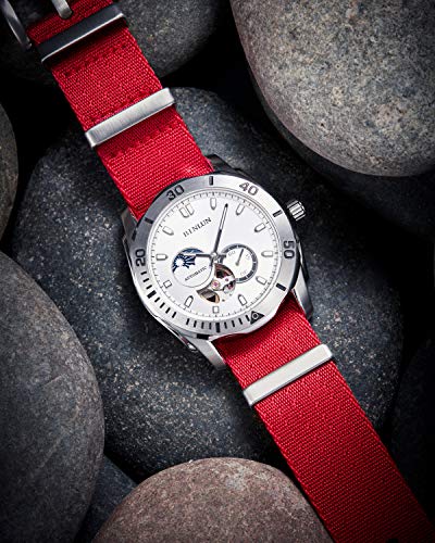 Image of BINLUN Nylon Watch Band Thick G10 Premium Ballistic Nylon Multicolor Replacement Watch Straps with Silver /Black Stainless Steel Buckle for Men Women 18mm 20mm 22mm 24mm