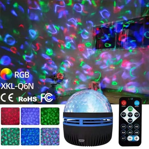 Proyector LED galaxia de luz boreal USB con mando para dormitorio 2
