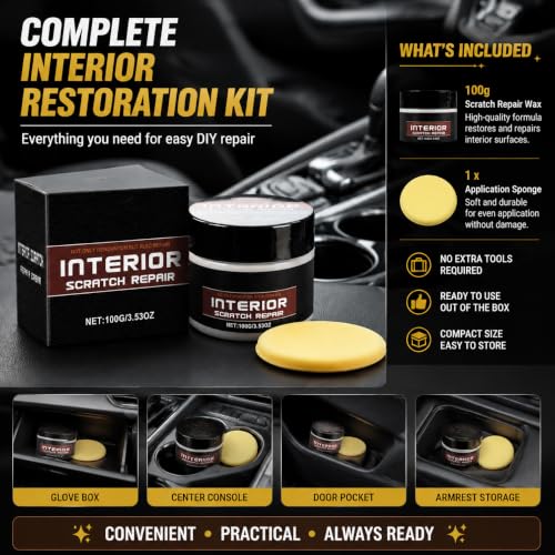 Car Interior Scratch Remover Wax