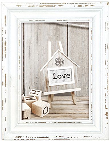 ZEP Rivoli Blanc 10x15 Cadre Photo Bois SY946W