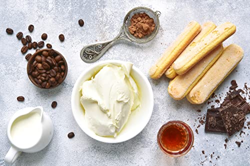 Bellino Savoiardi Lady Fingers For Tiramisu Italian Biscuits, 7 Ounce (Pack Of 4) Bundled With Ferrara Instant Espresso Coffee 2 Ounce (Pack Of 1) With Bamboo Spoon By Intfeast #TOP4