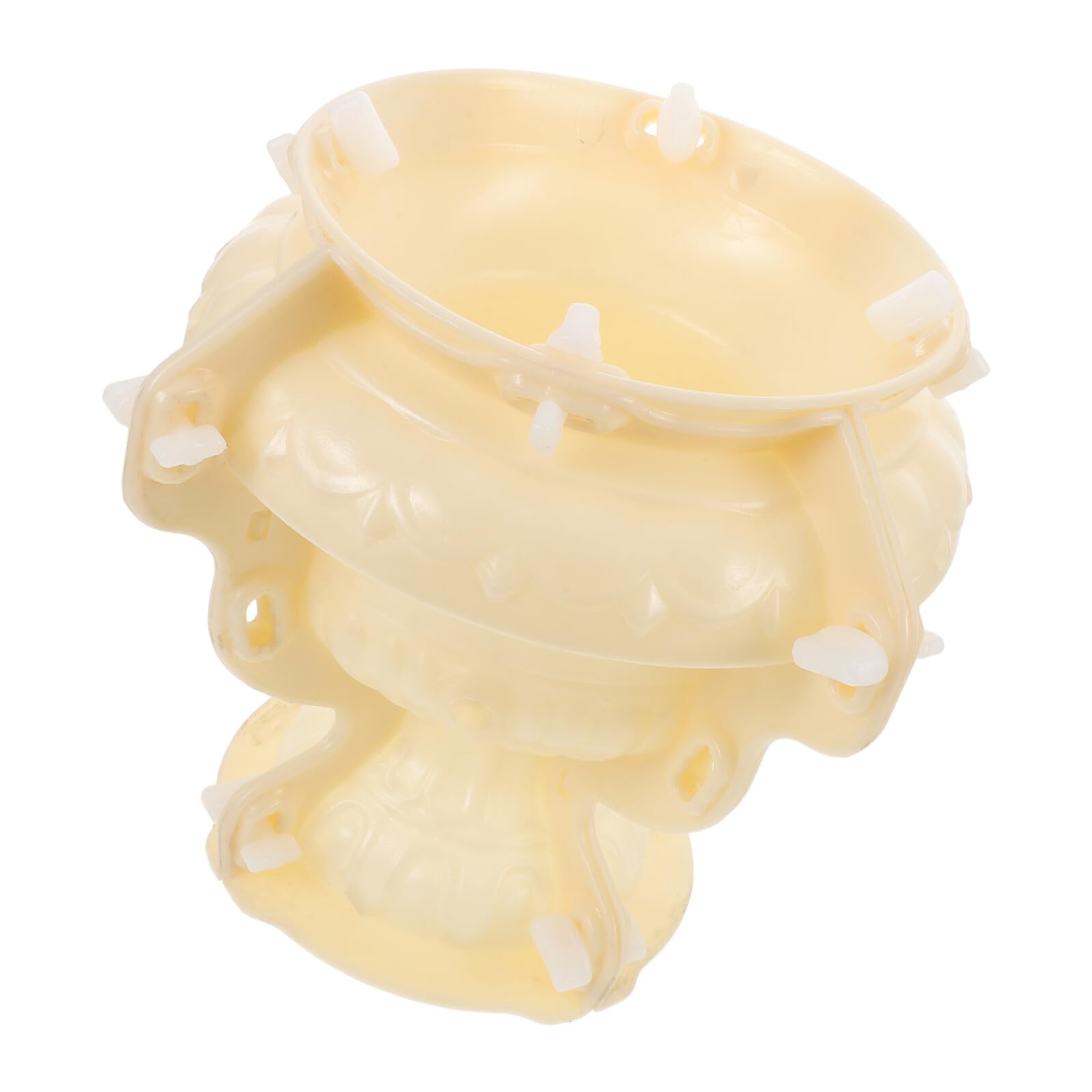 Moule à pot de fleurs en plastique robuste de 22 cm pour DIY