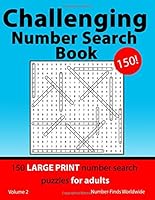 Challenging Number Search Book: 150 large print number search puzzles for adults 1722756497 Book Cover