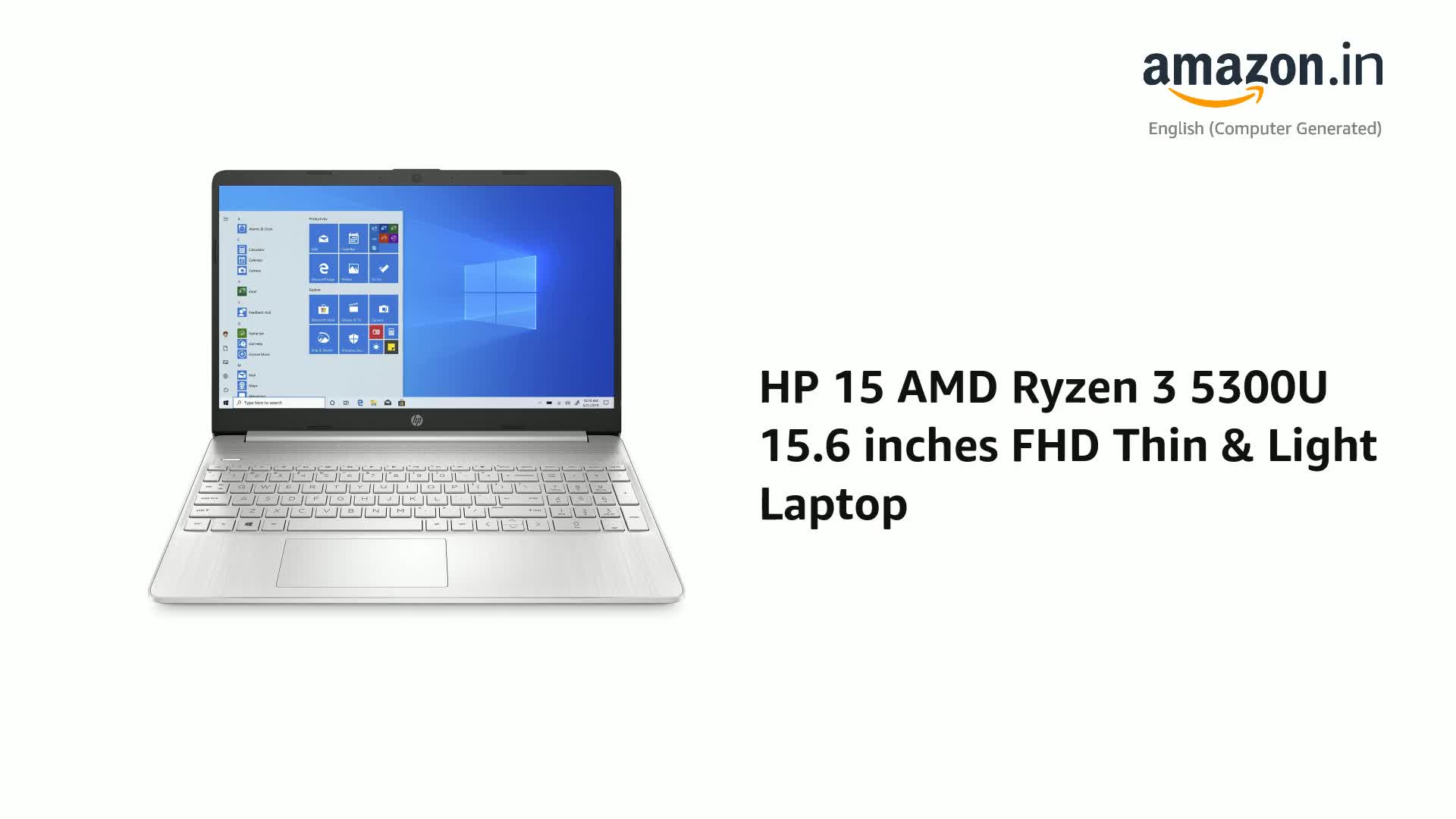 HP 15s-eq2061 RYZEN 3 5300U