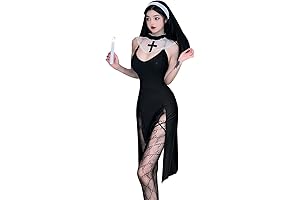 Sexy Nun Lingerie Costume - Gothic Maid Roleplay