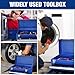 WORKPRO Tool Box with Drawers, 18 Inch with 2 Drawers and 1 Top Storage, Portable Toolbox with Metal Latch and Liner for Garage, Office and Home Storage, 100 LBS Load Capacity (Totally)