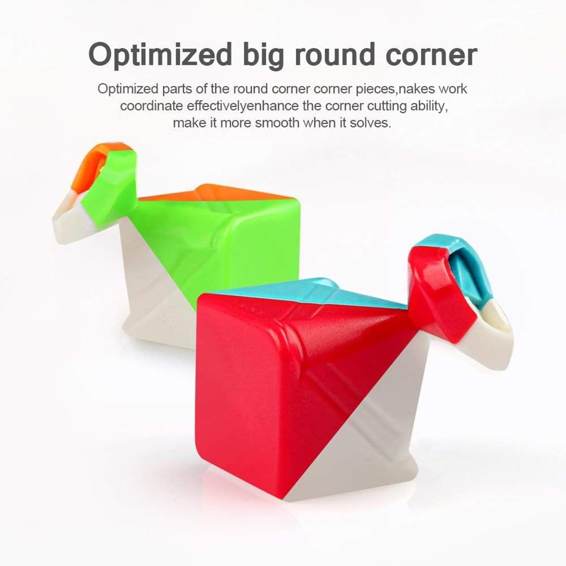 HAWKISTER Qiyi Warrior S Cube 3X3 Stickerless Professional Speed Magic Cube Puzzle, For Kid 3