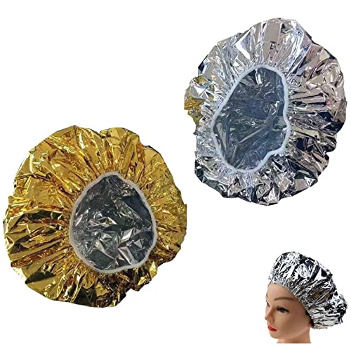 4 gorros calefactores, gorro calefactor para el cabello, cuidado de aluminio, tratamiento capilar natural, gorro calefactor para el cuidado del cabello