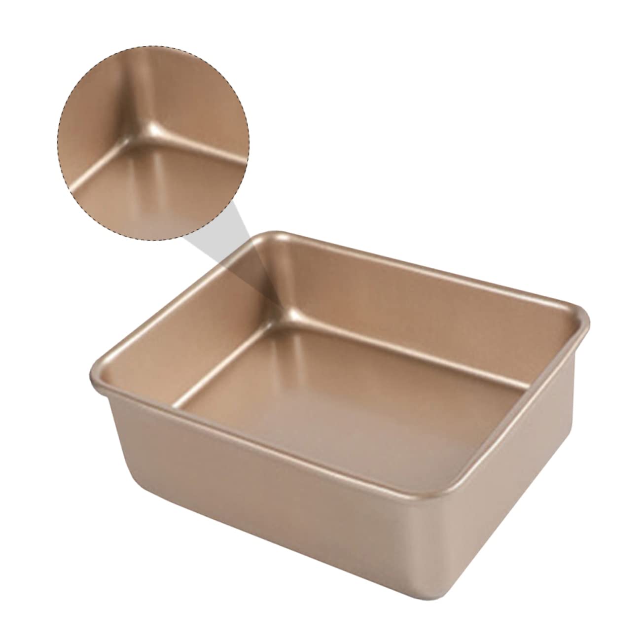 SHOWERORO Quadratische Backform Antihaftbeschichtete Backform Brot Kuchenform Rostbeständig Leicht Zu Reinigen Spülmaschinengeeignet Für Zuhause Und Profis