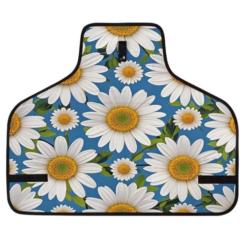 Delantal para taller con diseño de flores Daisy miniatura 1