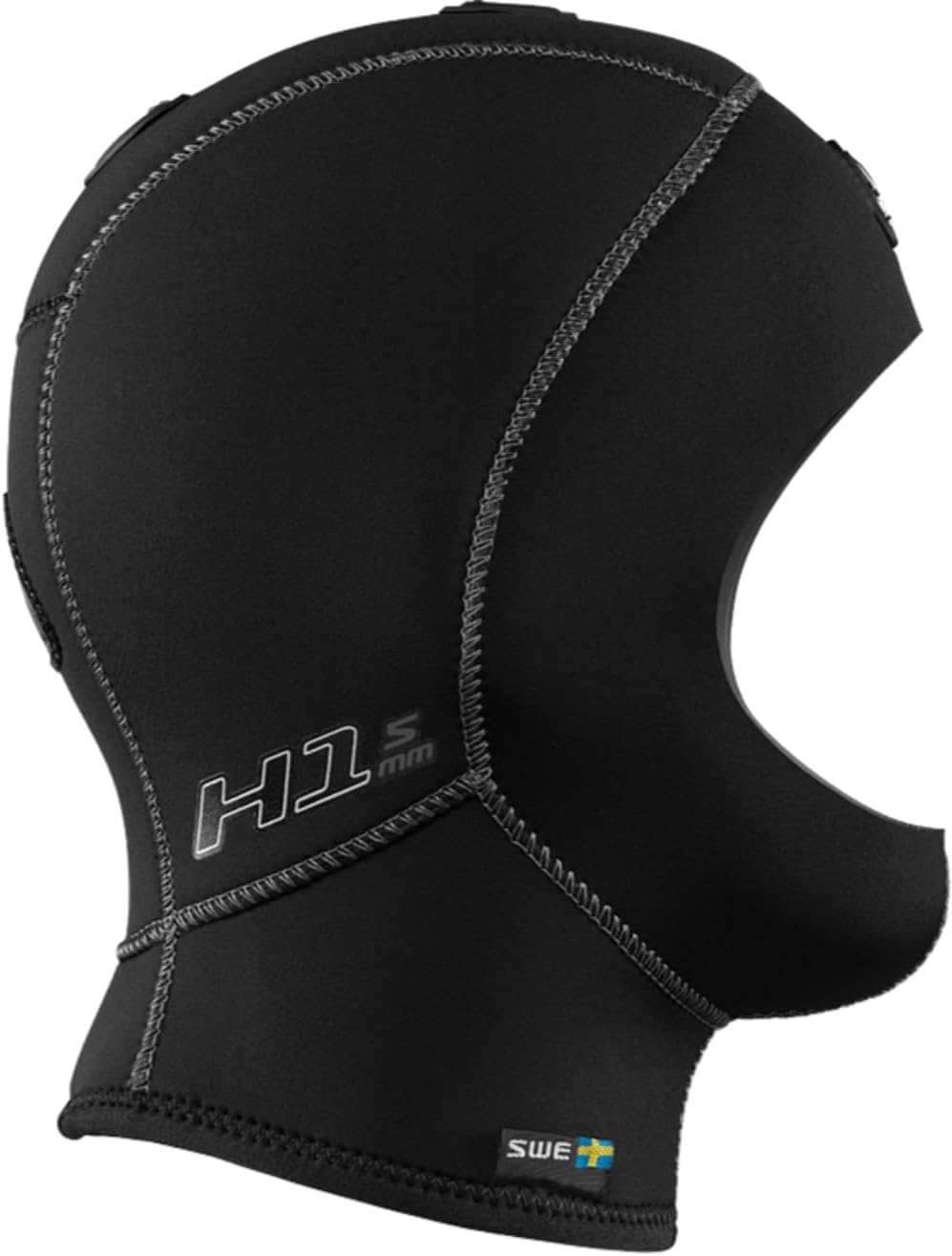 Waterproof H1 3/5mm Vented Anatomical Hood without Bib
