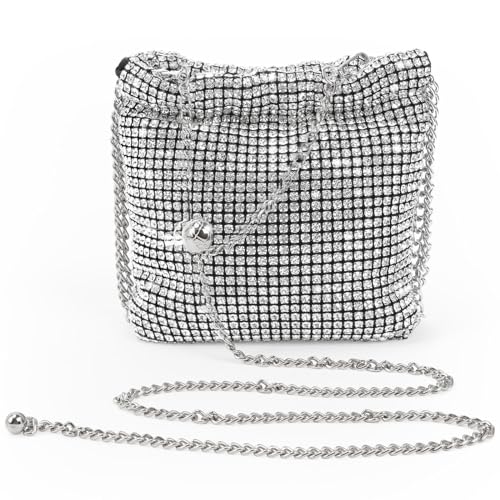 Clutch Purses for Women Rhinestone Evening Bag Purse Crossbody Bag Glitter Handbags