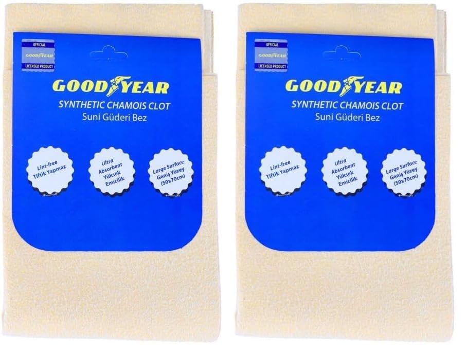 GOODYEAR Goodyear Premium Güderi Kurulama Bezi (2 paketi)