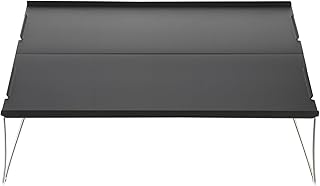 YARNOW Mesa De Alumínio Pequena Mesa De Centro Mesa De Piquenique Ao Ar Livre Mesa Dobrável Mesa De Acampamento Portátil Mesa De Acampamento Dobrável Mesa De Centro Dobrável De Alumínio