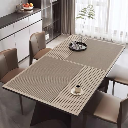 YQkasj テーブルランナー おしゃれ 耐熱 撥水 pvc 北欧 60*120 防水 拭きやすい ダイニングテーブルマット 玄関 下駄箱マット カラー13 テーブルセンター テーブルクロス テレビキャビネット デスク保護マット