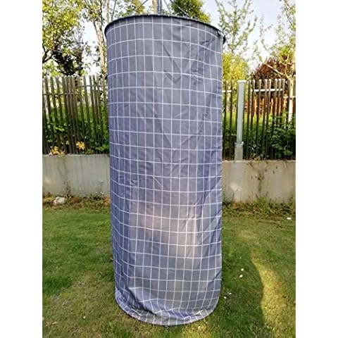 Mitef Portable Pop Up Dressing Changing Fitting Room for Outdoor Camping Hiking Beach Shower Toilet Clothing Shop Stall,Privacy Shelter,3.2ft(Dia) x6.5ft(H),(1x2m),Type B Cover