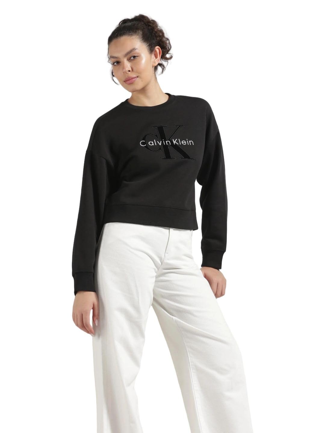 Relaxed Fit Cotton Crew Neck Sweatshirt-image-46