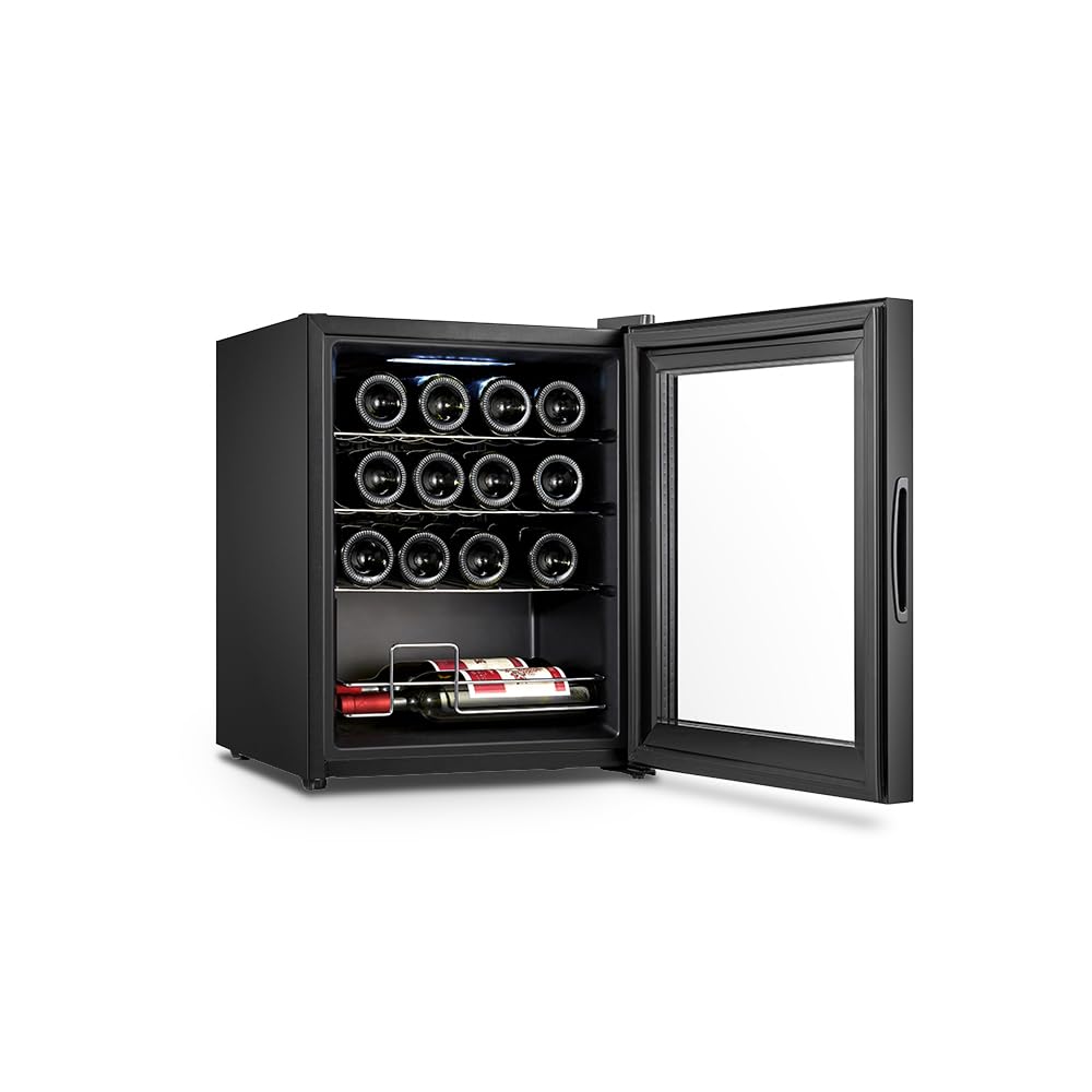 Orbegozo Vinoteca con compresor VCO 1600, volumen 42 litros capacidad para 16 botellas, refrigeracion por compresor, temperatura 5-18º, clase G, R600a