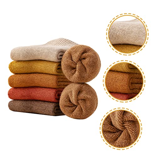 6 Pares meias femininas de lã meias pretas masculinas meias para mulheres meias de lã femininas meia