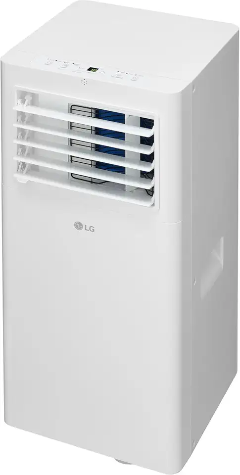 LG LP0525WFR 5.100 (DOE) / 9.000 BTU (Ashrae) Ar condicionado portátil, arrefece 150 pés quadrados, tamanho da sala 10 x 15 pés, operação silenciosa, kit de controle remoto LCD