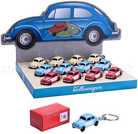 NOVELTY FUN GIFT VW BEETLE LED TORCH KEYRING VOLKSWAGEN KEY CHAIN LIGHT NOVELTY VOLKSWAGON KEY RING FOB KEYCHAIN by consumerproducts-uk