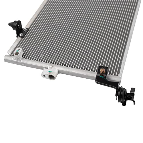 Image of TRQ A /C Condenser and Receiver Drier Assembly Compatible with 2010-14 Subaru Legacy 2010-14 Outback