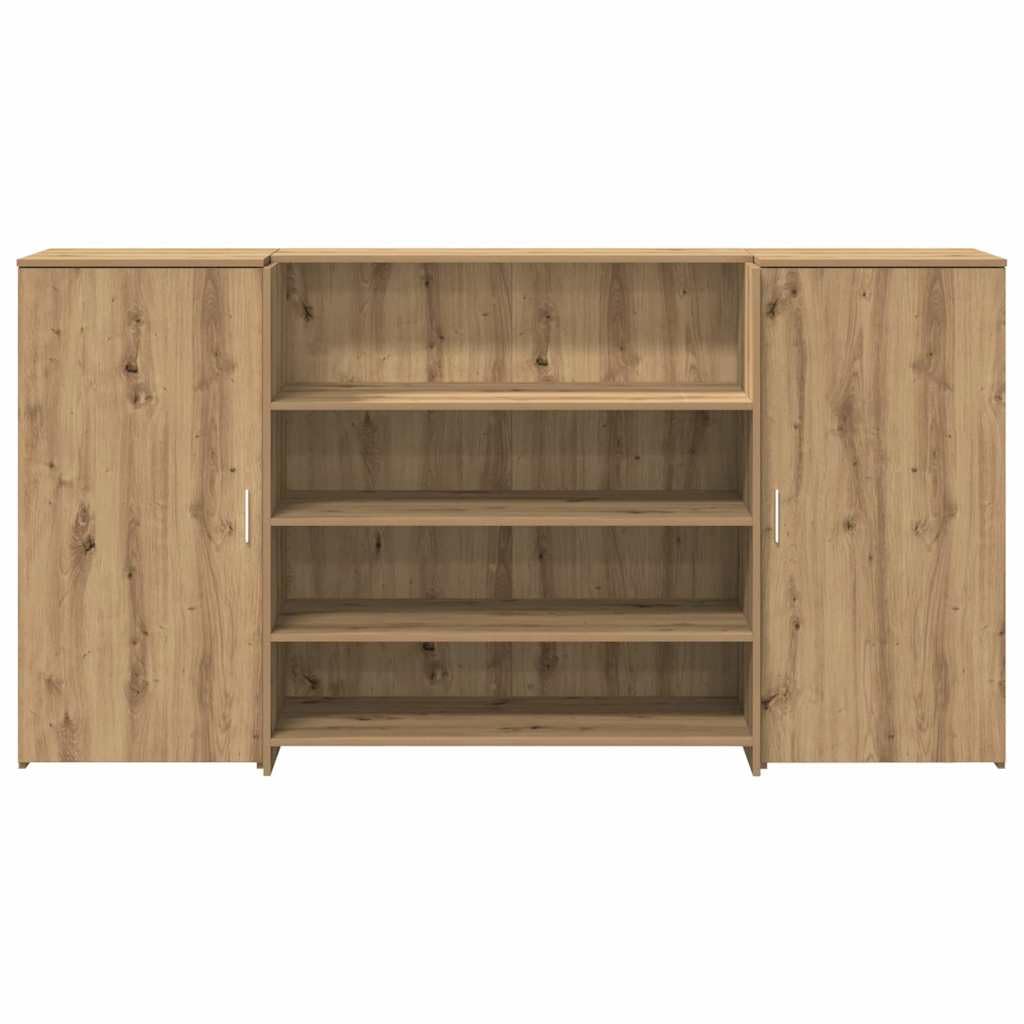 Biurko Recepcja Drewna Dąb Inżynieria 200x50x103,5cm