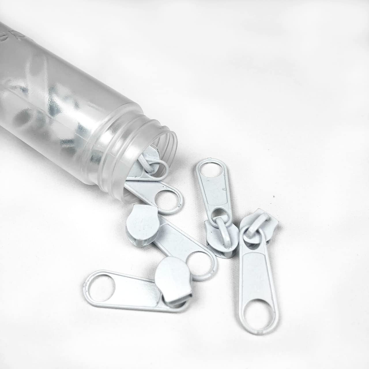 12 sets metalen ritssluiting schuifhouder # 3 # 5 # 8 # 10-insteekpen Rits aan de onderkant Ritsstopper voor metalen ritssluiting Reparatierits  15