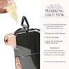 Luminess BREEZE DUO Airbrush Makeup System, Tan Coverage 9-Piece Kit includes 2x Silk Airbrush Foundation, Apricot Shade Blush, Glow Highlighter, Moisturizer Primer, and Airbrush Cleaning Solution