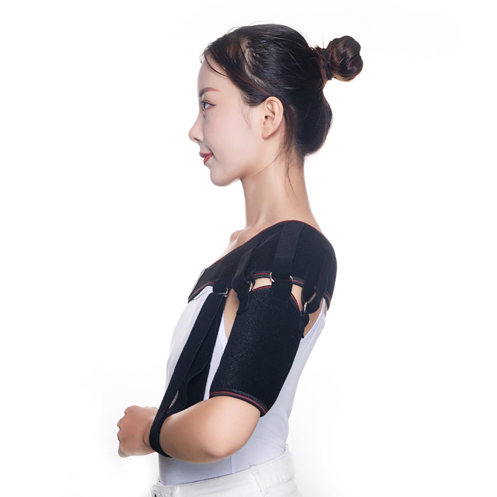 Eslinga de Brazo Universal, inmovilizador de Hombro para Adolescentes, Correa de Soporte de Brazo Ajustable para muñeca Rota, Codo, Brazo, Hombro dislocado, Lado Derecho