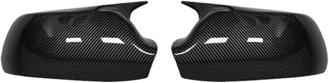 2pcs Side Door Wing Mirror Cover Cap Compatible with Mazda 3 Mazda 6 2003-2008 Driver & Passenger Side Carbon Fiber OX Horn Lid Rearview Shell new Exterior Accessories