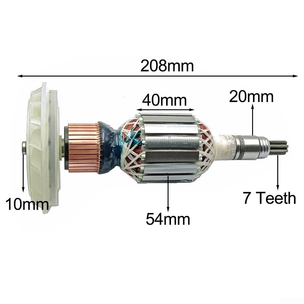 Niceminiwall Ancora Rotore Metallo per GSH11E GBH10DE 11223EVS