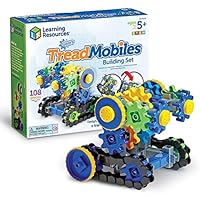 Learning Resources Gears! Gears! Gears! Zahnriemen-Maschinen, Mint, Baukasten, 108 Teile, ab 5 Jahren
