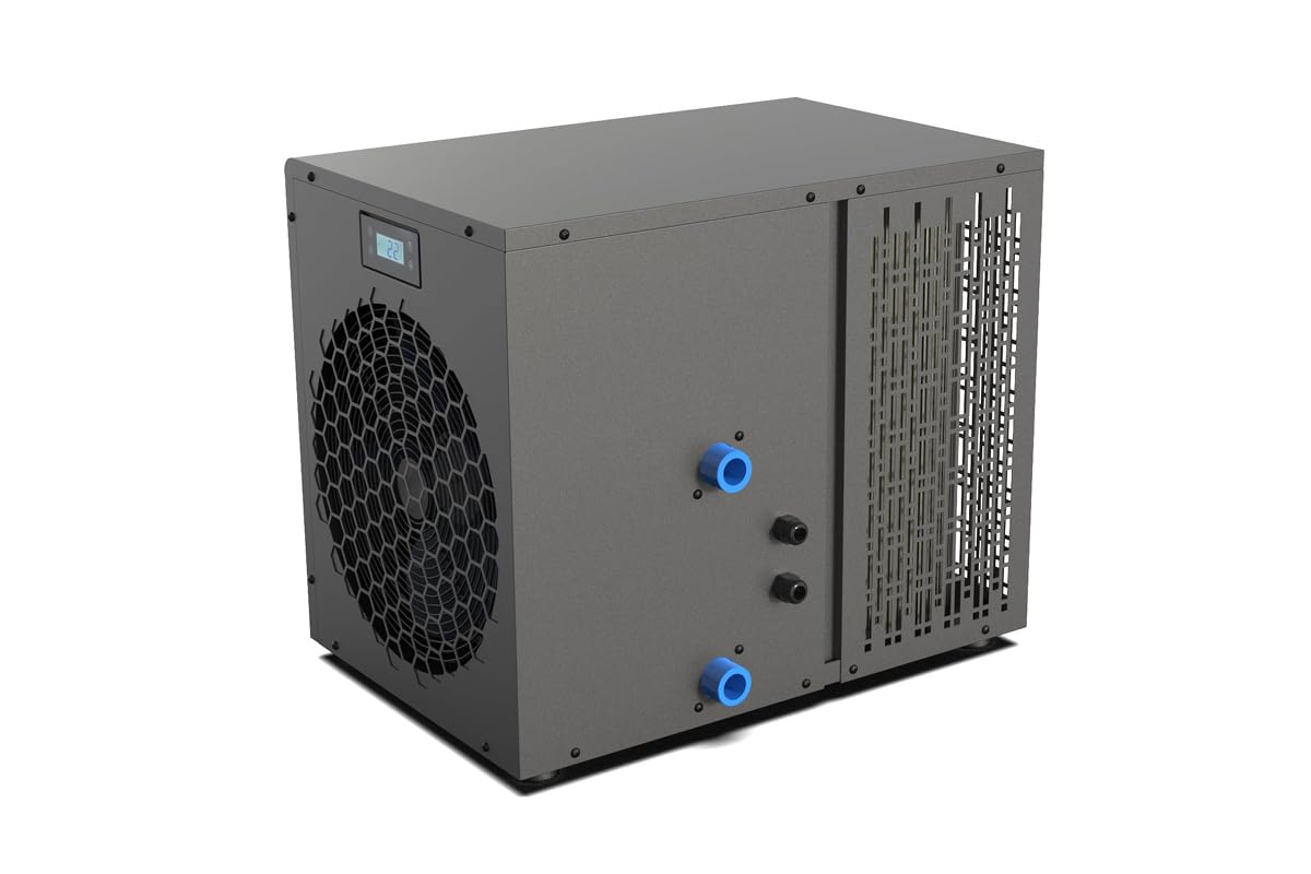 STEINBACH Wärmepumpe Silent Mini – 049310 – Inverter Wärmepumpe für Pools bis 20.000 l – Heizleistung 4.000 W, Besonders leiser Betrieb und effizient Dank Inverter-Technologie, Kabelgebunden
