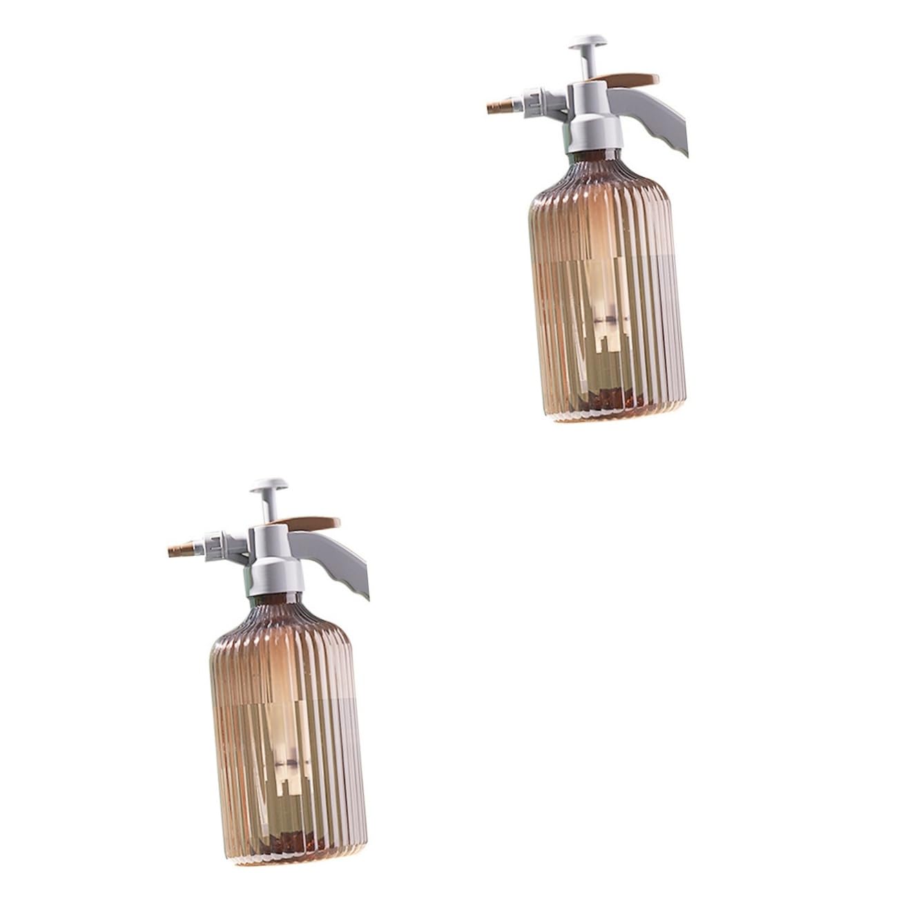 INOOMP 2stücke Handdruck Sprühflasche Für Pflanzenbewässerung Multifunktionale Gießkanne Für Und Garten Design Dunkelbraun Für Salon Und Dorm