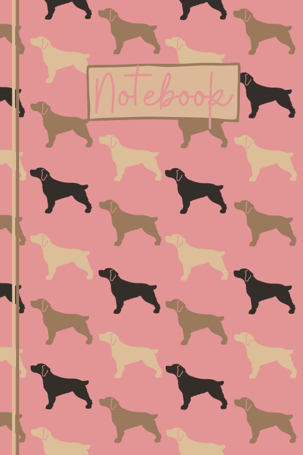 Cocker Spaniel Notebook: Cute Cocker Spaniel Lined Journal, The Perfect Novelty Spaniel Gift for a Spaniel Lover or Dog Owner - Pink
