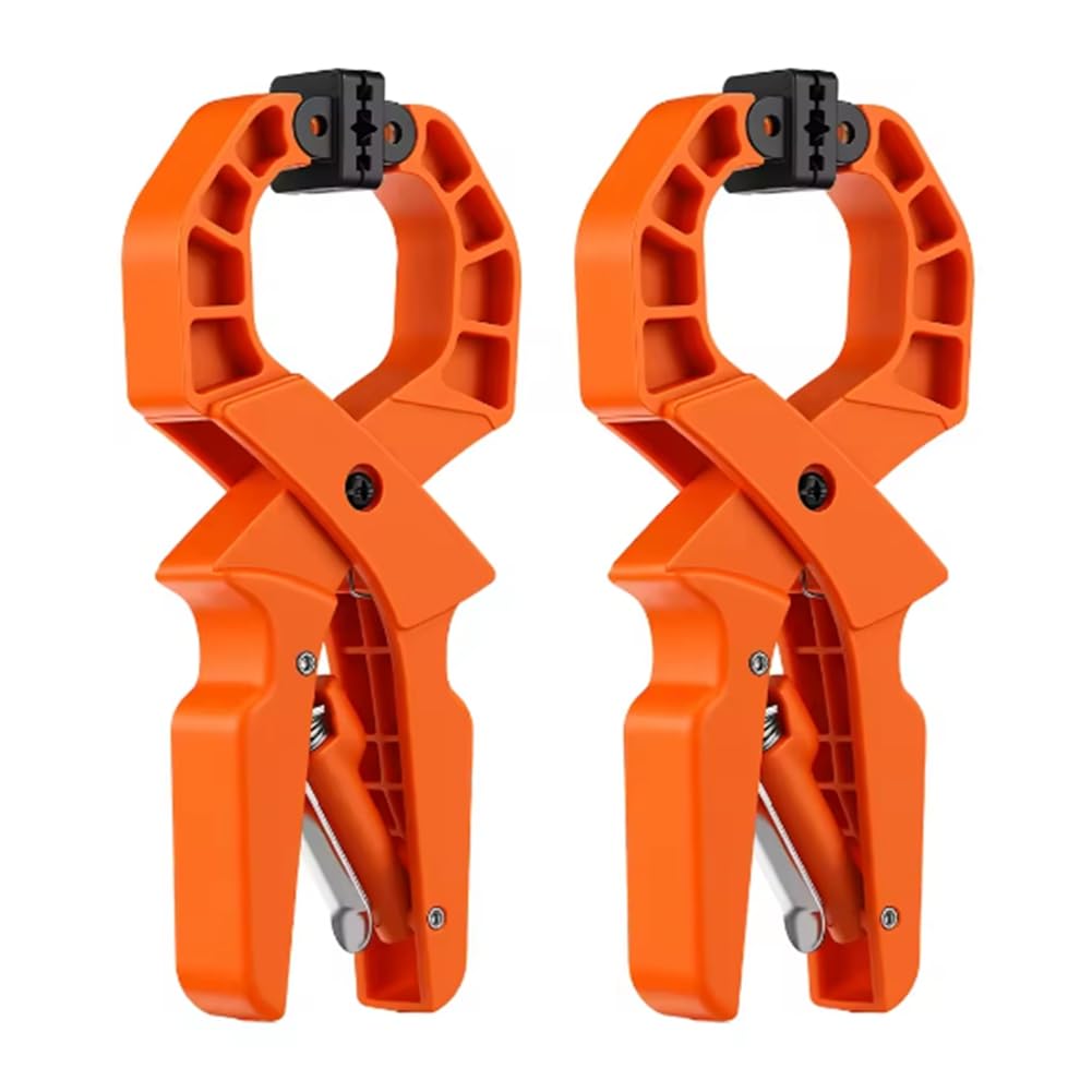 Aundhegrtt As Shown 2Pack Quick Release Ratcheting Wood Clamp Heavy Duty Nylon Ergonomic Handle For Woodworking Crafting