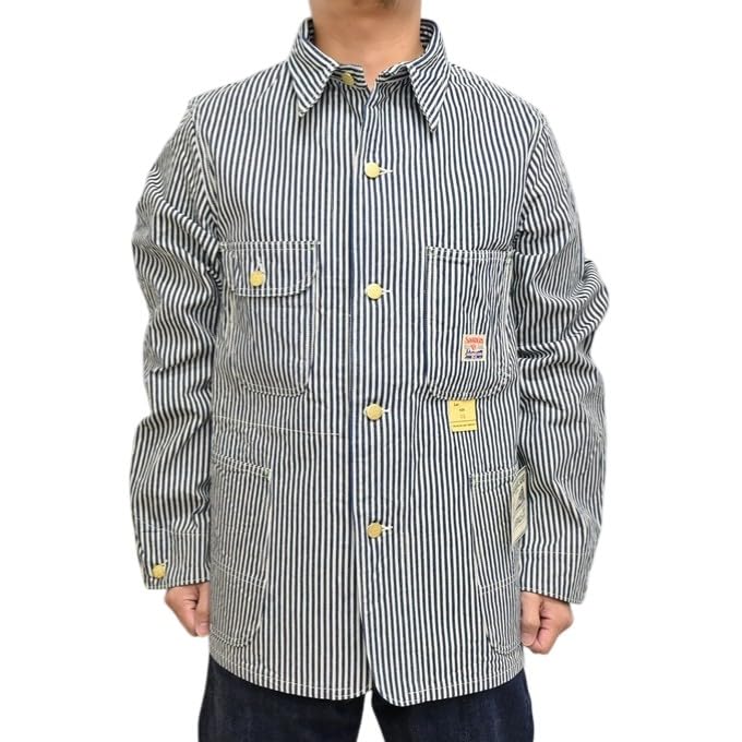 Amazon | [シュガーケーン] SC15656 11oz ヒッコリー ストライプ