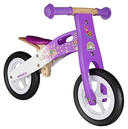 BIKESTAR Bicicleta sin Pedales para niños y niñas | Bici Madera Pulgadas a Partir de 2-3 años | 10