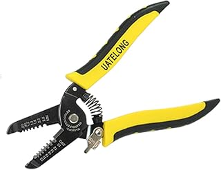 Aexit Black Yellow Pliers Handle Wire Stripping Cutting Side-Cutting Pliers Pliers Tool