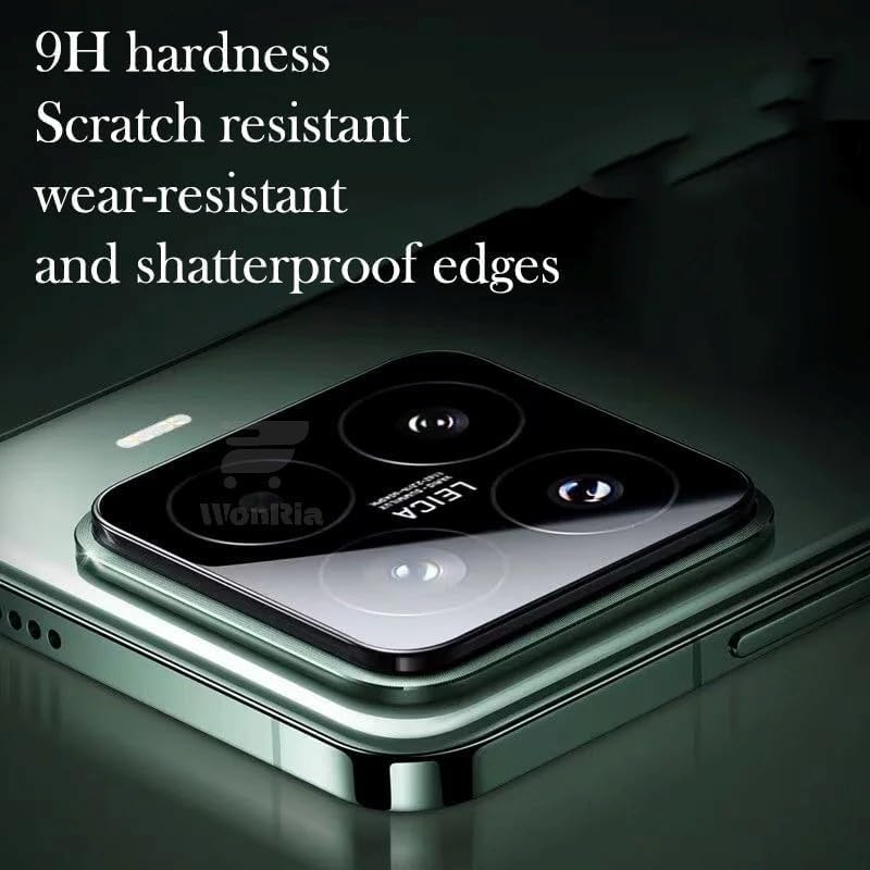 Image of Pack 1- Back Camera Lens Protector for Xiaomi Mi 15 5G [3D Premium] Camera Glass Protector (Black)