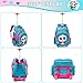 Meetbelify Girls Rolling Backpack with Wheels for School - Wheeled Trolley Backpack