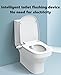 Bidet Toilet Seat Dual Nozzle, Smart Toilet Flusher, Non-electric Dual Nozzles Bidet Attachment for Toilet, Adjustable Water Pressure