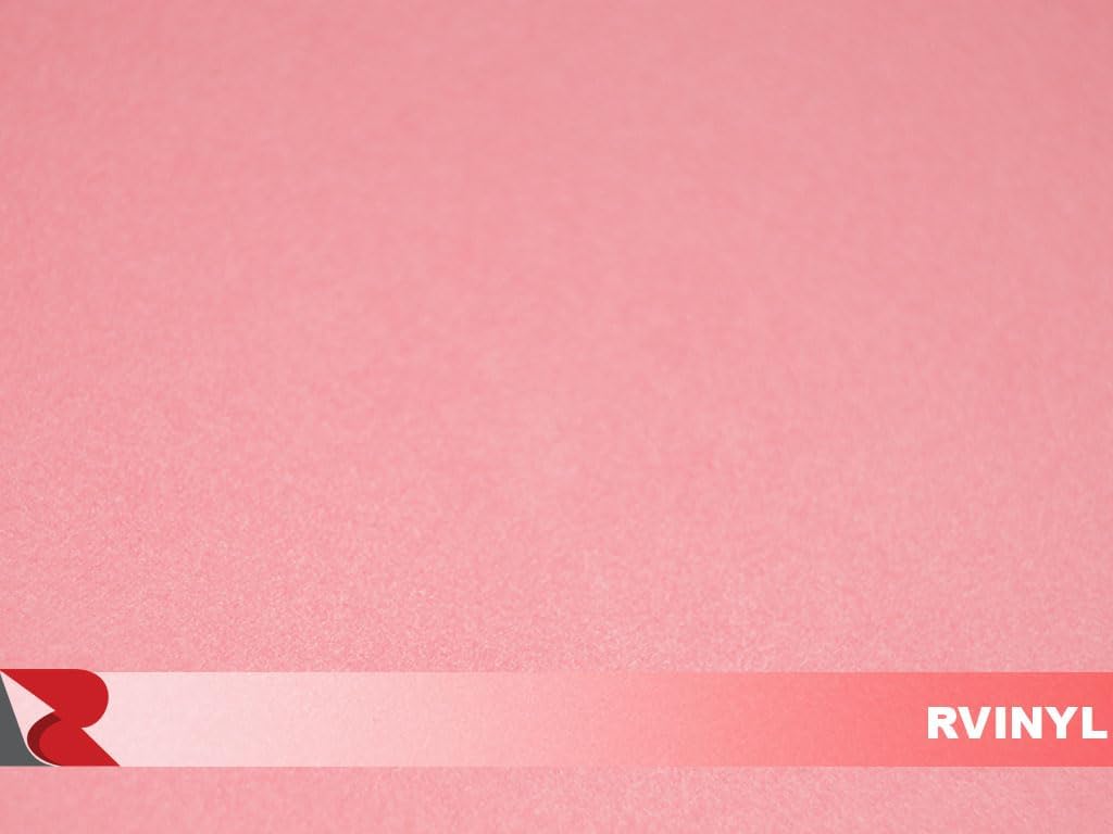 Rwraps Velvet Vinyl Car Wrap Film Sheet Roll with Air Release Technology - 53" x 15yd, Pink
