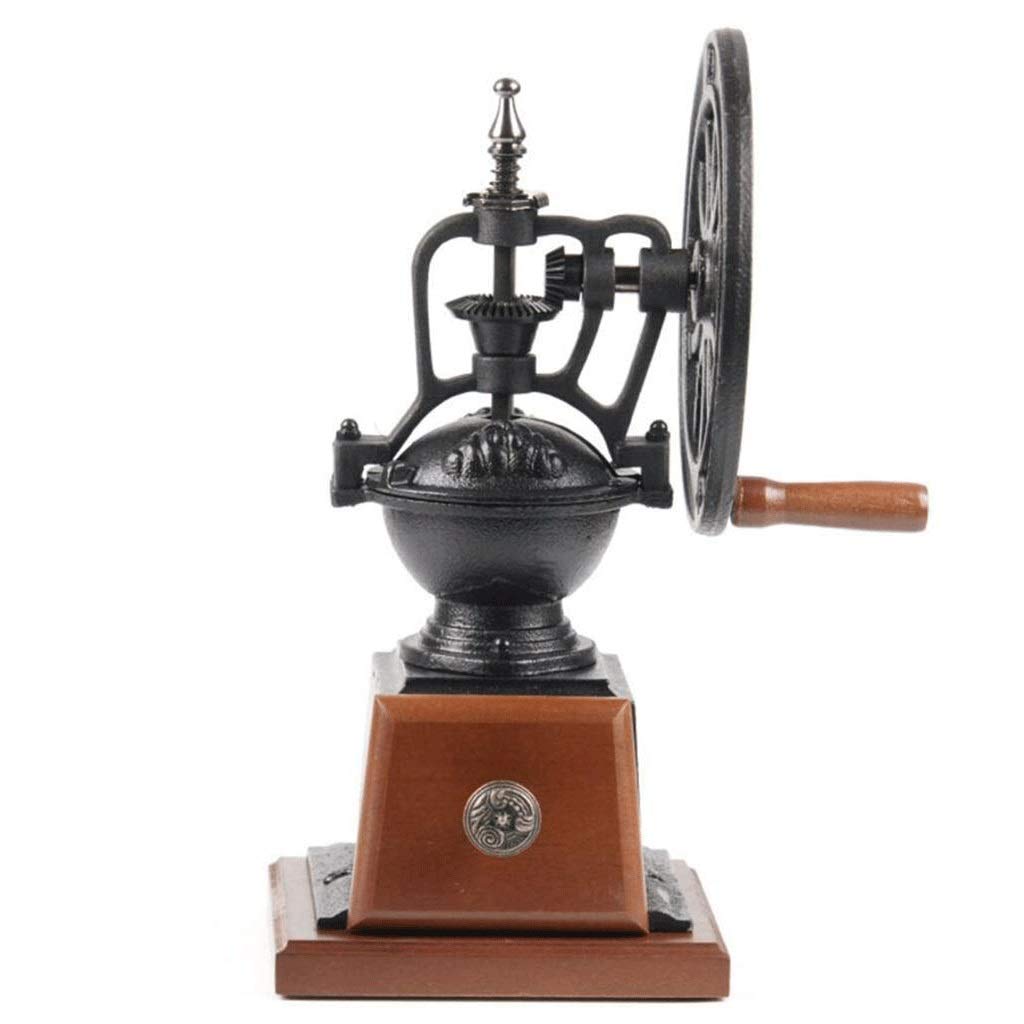 NXYJD Manual Coffee Grinder Retro Ferris Wheel Hand Coffee Grinder Crinding Machine Iron Wheel Vintage Style