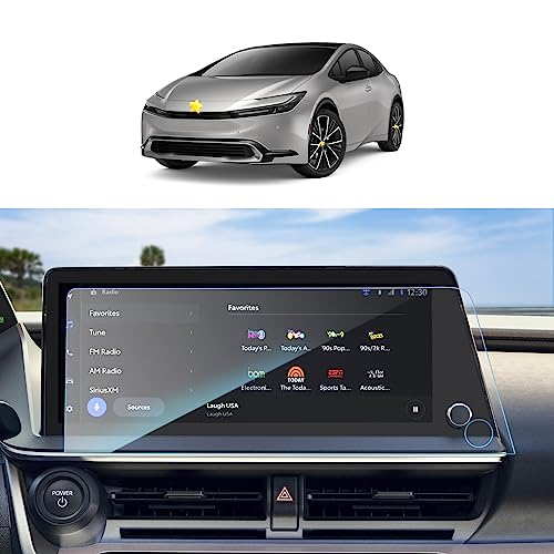 Verre trempé pour Toyota Prius 2023 protection écran 12,3'' dureté 9H