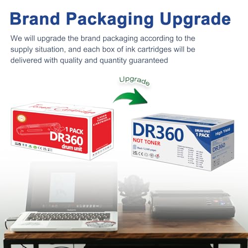Unidade de tambor compatível com OKGO DR360 (não toner) substituição para Brother DR 360 use com DCP
