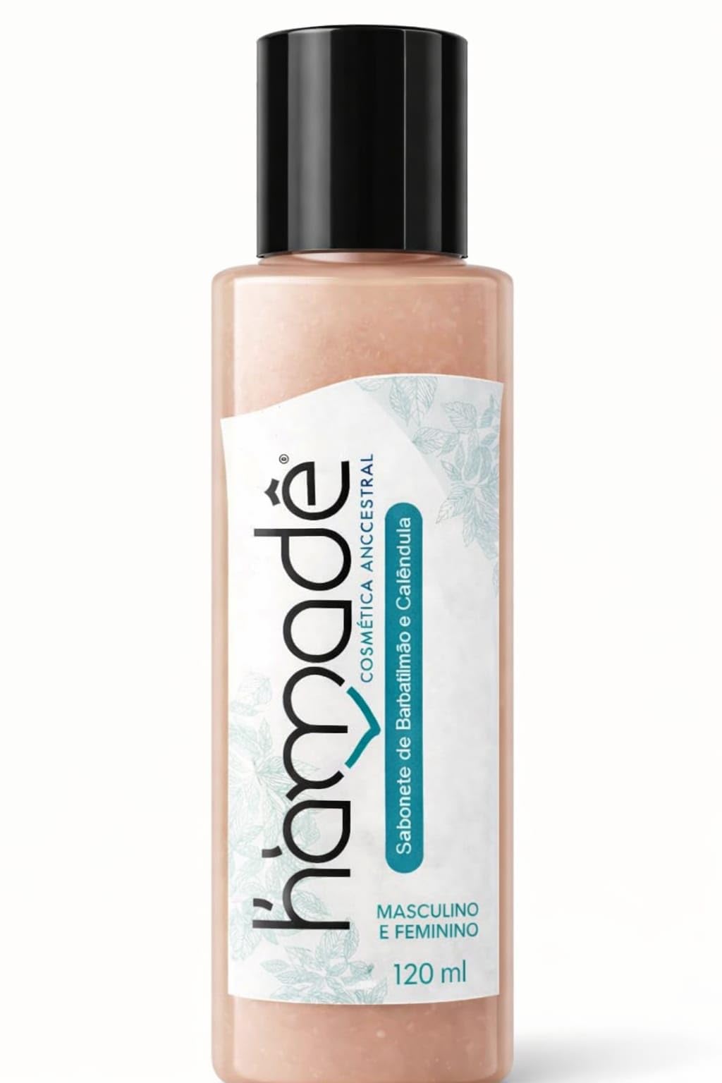 Hamadê Sabonete Íntimo Natural e Vegano Barbatimão Melaleuca óleo de Coco 120ml