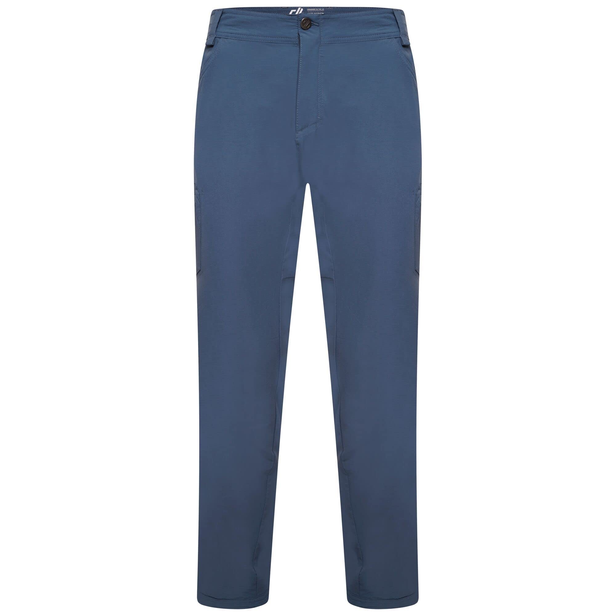 Dare2b Mens Matched in Ii Water-Repellent Trousers with Zip and Multiple Pockets Pants, Orion Grey, 40W EU